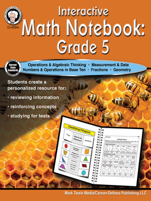 cover image of Interactive Math Notebook Resource Book, Grade 5